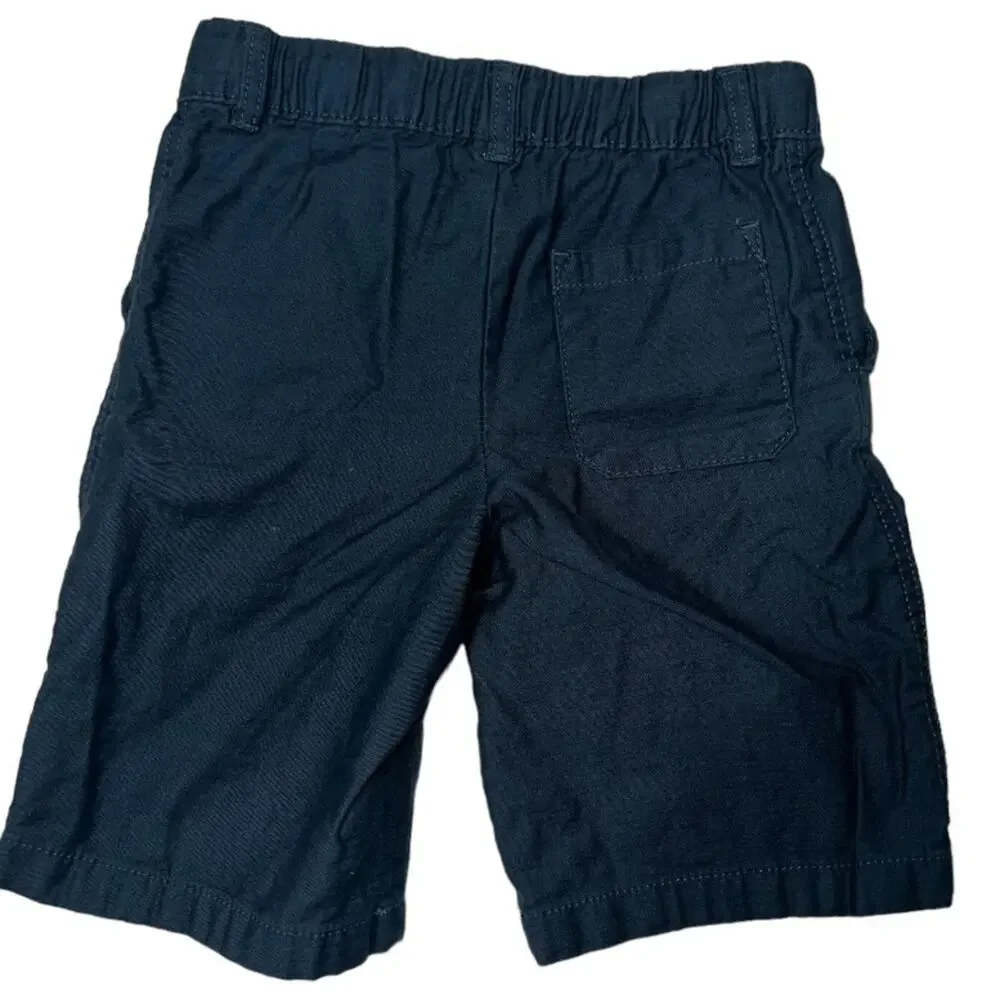 Carters Kid Stretch Waist Shorts. Navy Blue (Size 8)